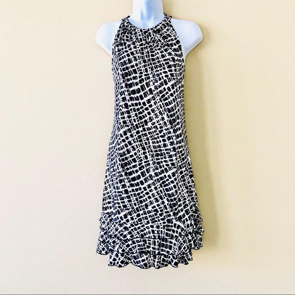 Dress Barn Dresses & Skirts - DRESS BARN⚡️Abstract Print Ruffle Shift Dress_L